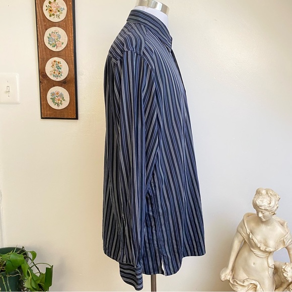 Ermenegildo Zegna Striped Button Up Shirt Made in Italy - Picture 8 of 16